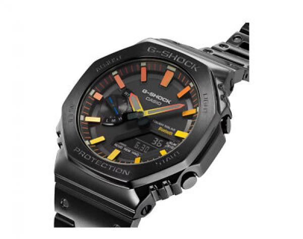 Casio G-Shock GM 2100 Black - Stainless Steel