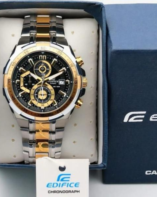 Casio Edifice Chronograph — Two-Tone Luxury