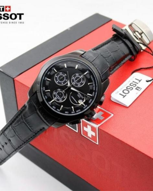 Tis-sot 1853 Couturier Black Leather