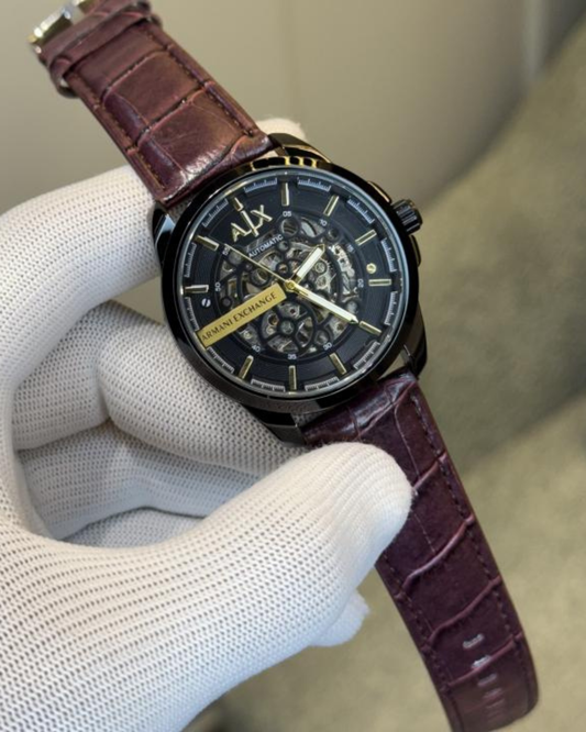 Ar-mani Exchange Automatic Leather