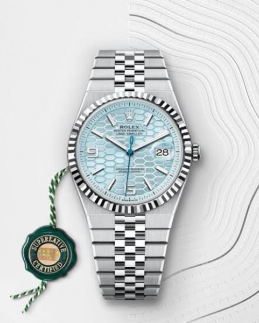 Ro-lex Oyster Perpetual Land Dweller Silver