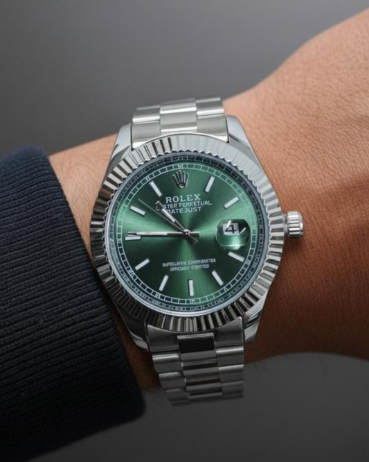 Ro-lex Oyster Perpetual Datejust Green Dial
