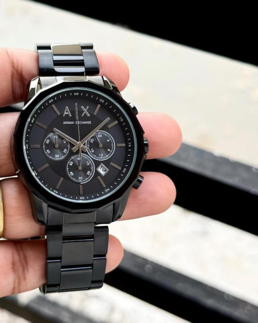 Arm-ani Exchange Gunmetal Black