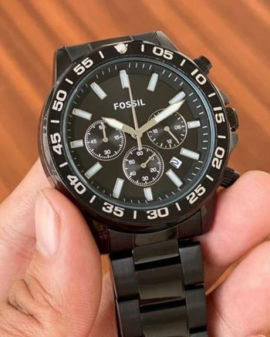 Fossil Bannon Black — Stainless Steel