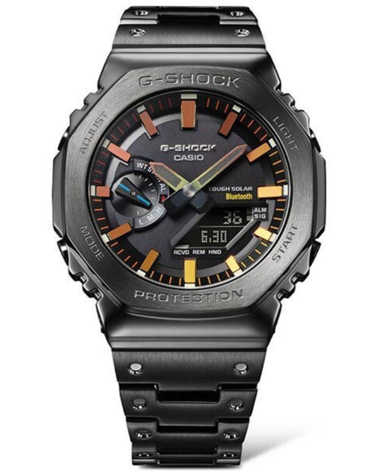 Casio G-Shock GM 2100 Black - Stainless Steel